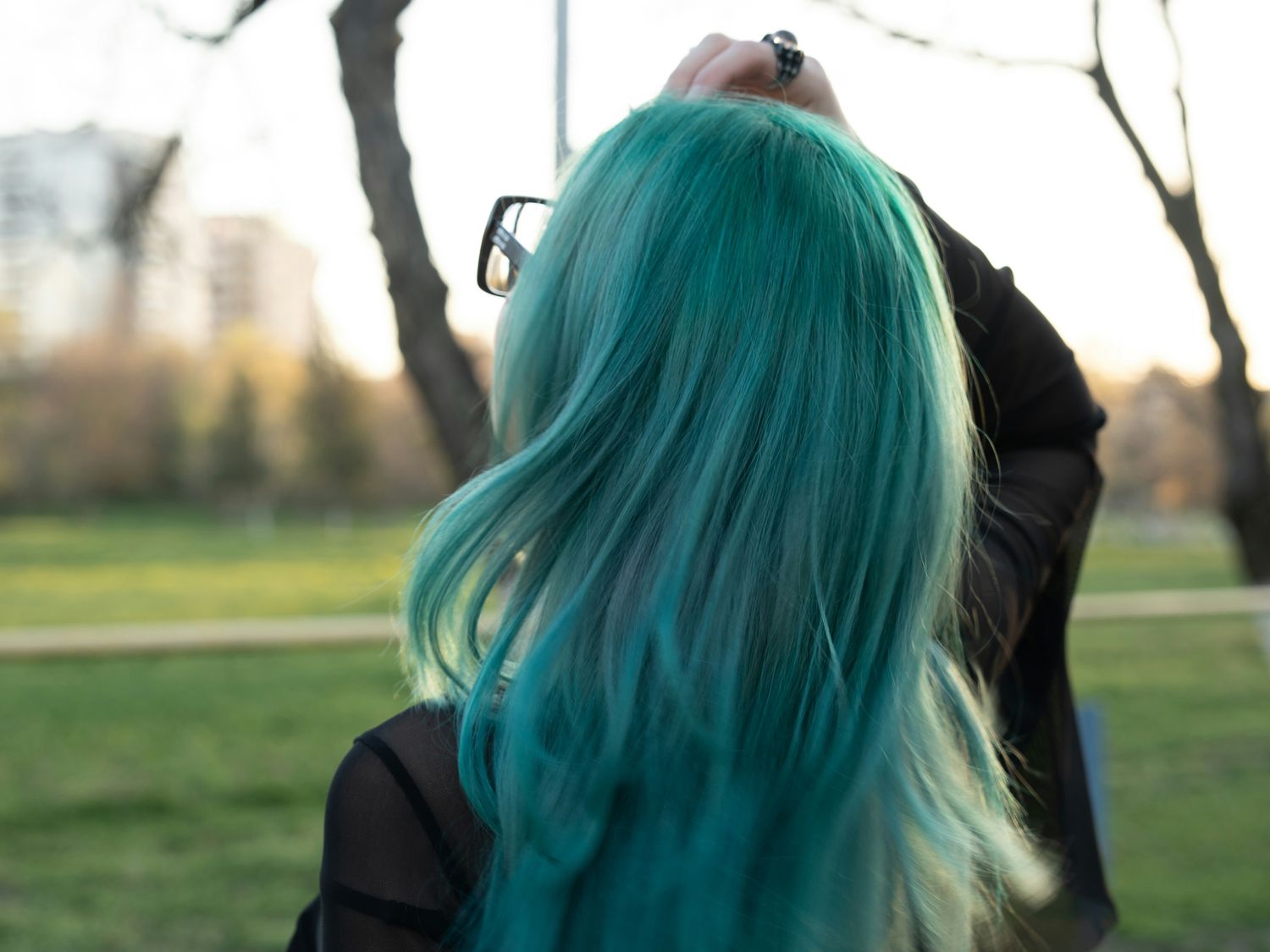 Bold hair colour work